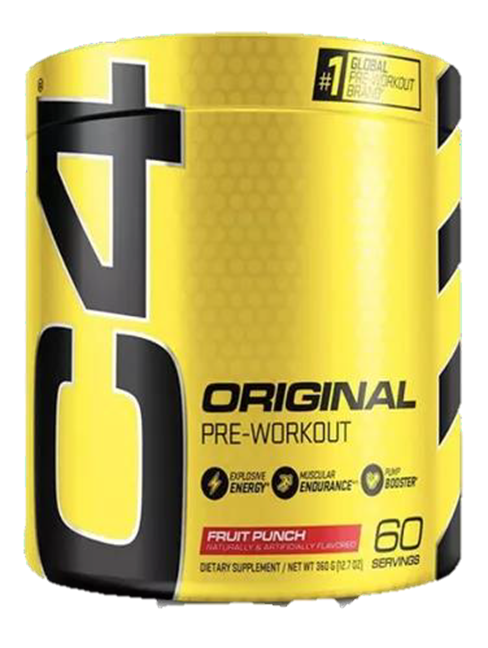 PRE-ENTRENO C4 Original 60 Porciones - Fruit Punch