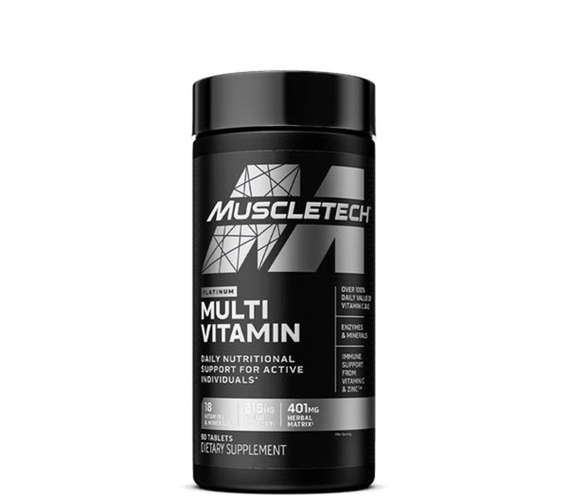 MULTIVITAMINICO Platinum MuscleTech 90 Tabletas