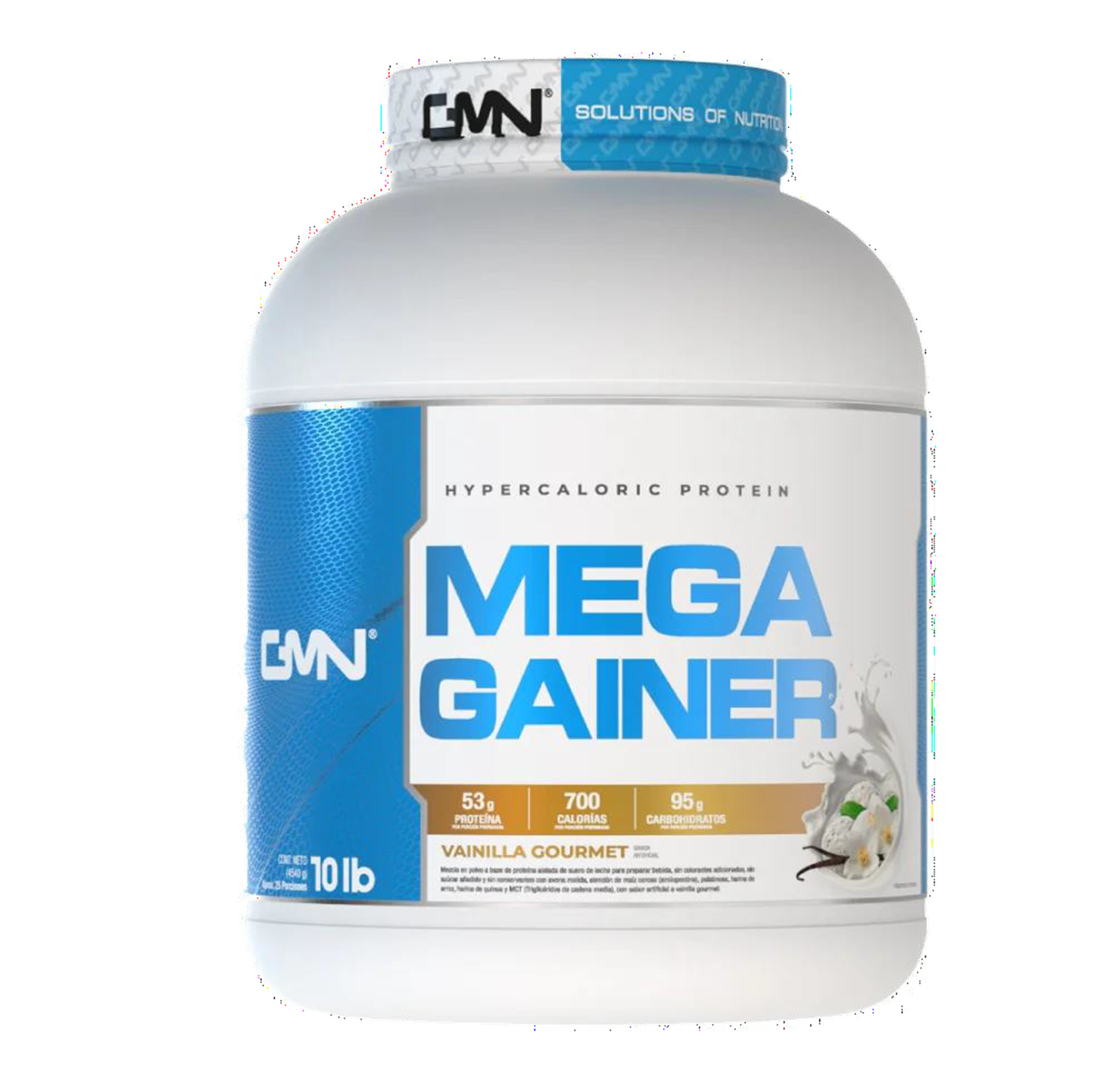 PROTEÍNA Mega Gainer Vainilla Gourmet 10lb