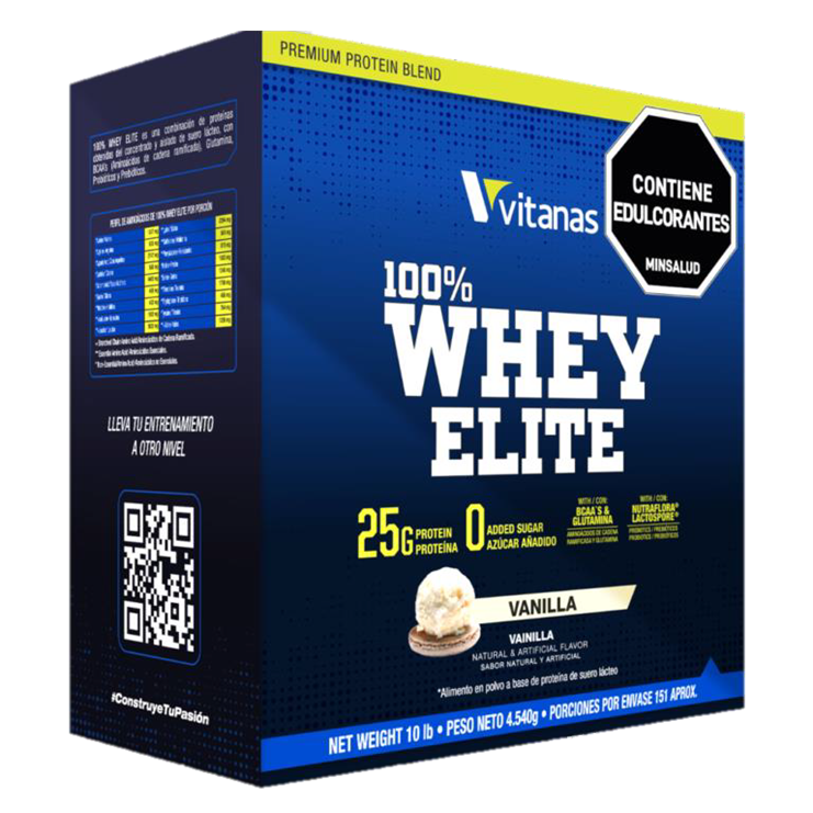 PROTEÍNA Whey Elite Vainilla 10lb