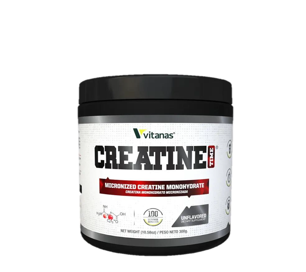 Creatine Time Vitanas - Micronized Creatine Monohydrate 100 Servicios 300g